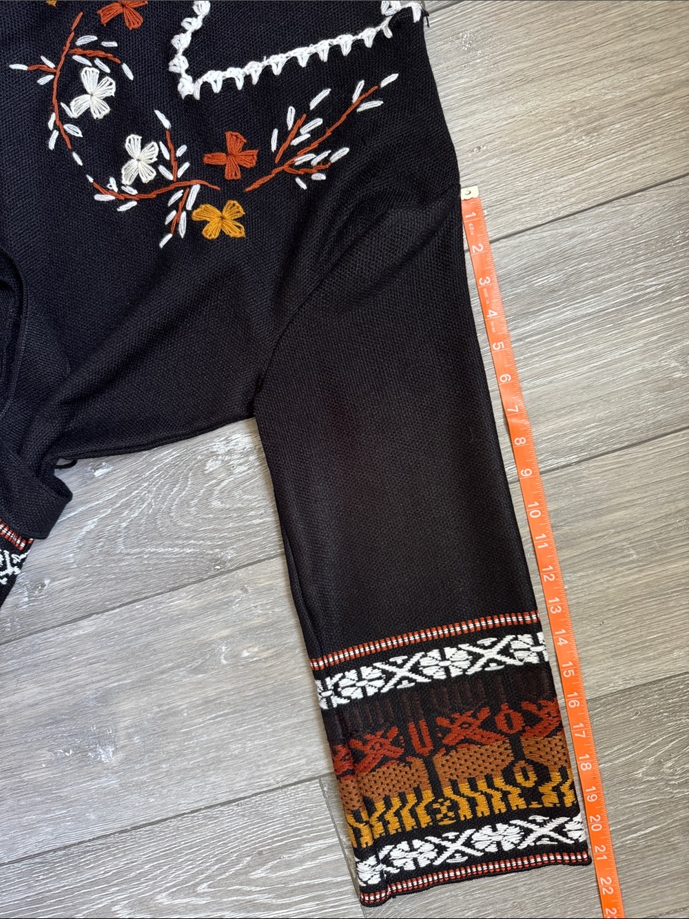 Vintage 70s Embroidered Kaftan Dress - Picture 14 of 17